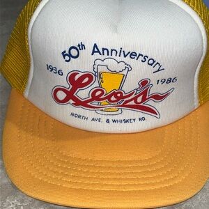 Leo's 50th Anniversary Trucker Hat vintage SnapBack